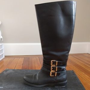 INC black knee high boots